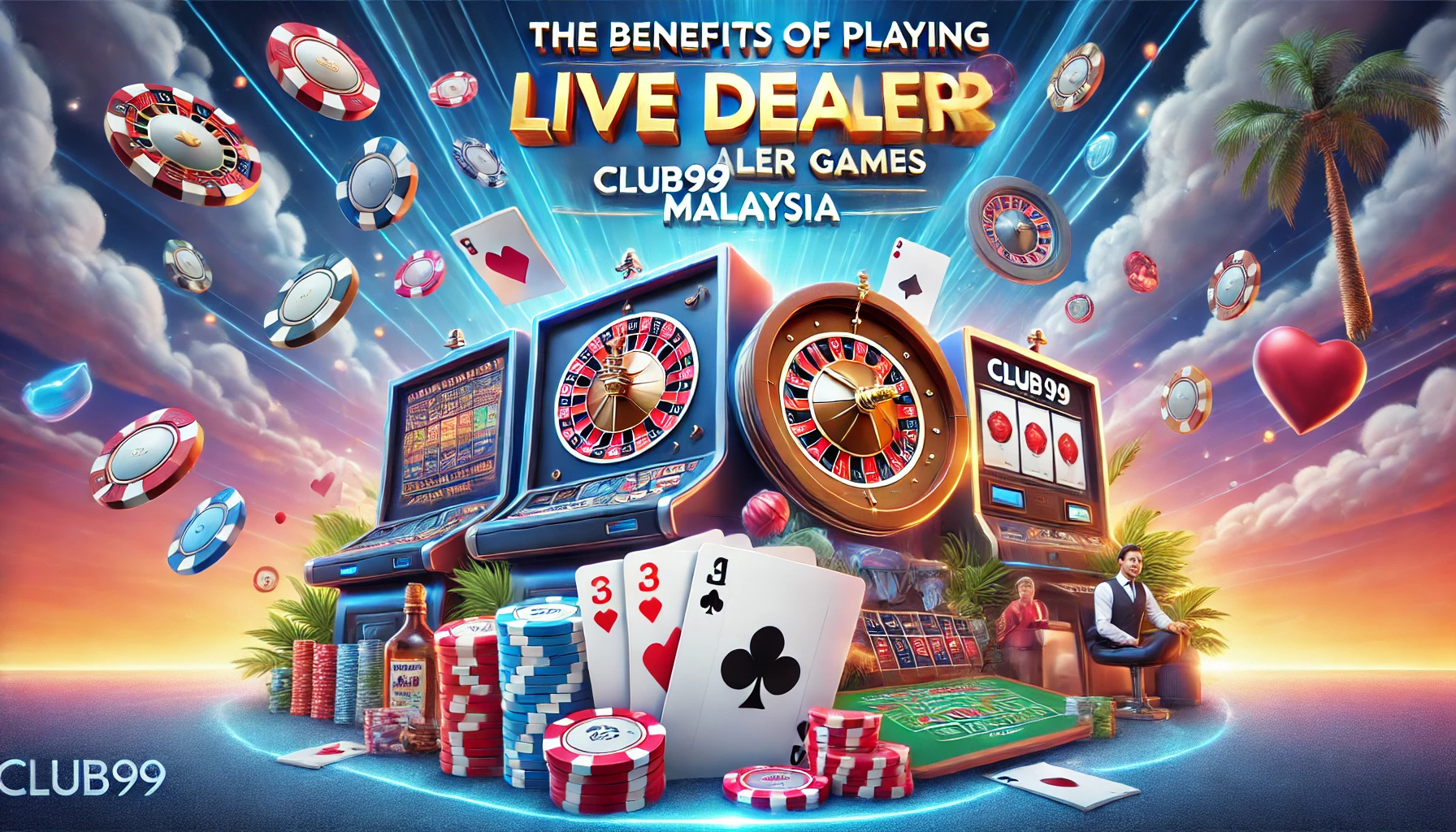 The Benefits of Playing Live Dealer Games on Club99 Malaysia