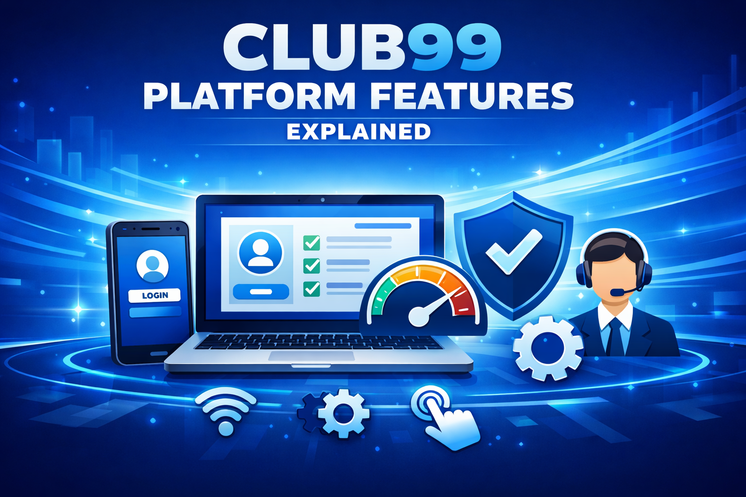 Club99 platform features overview